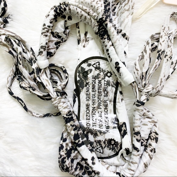 Chloe Rose Dream On Side Tie Bikini Bottom Snake - Picture 5 of 8